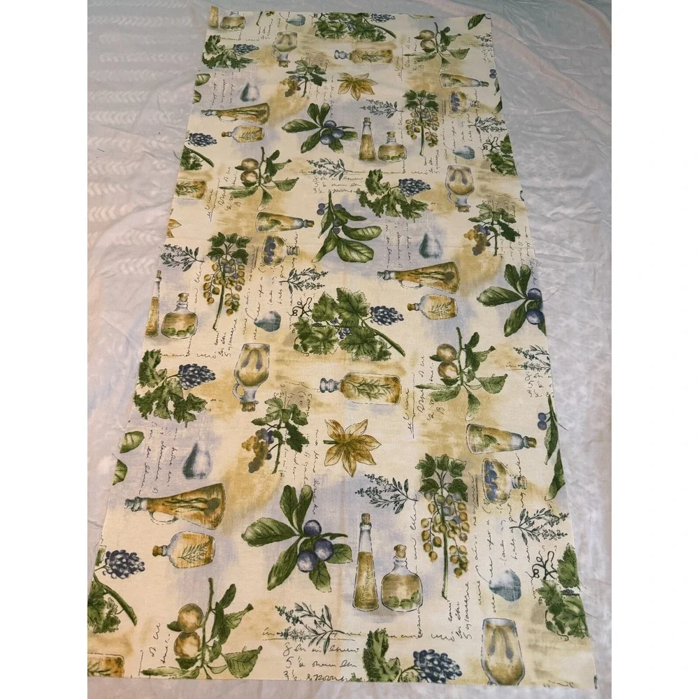 VTG new OLIVE Oil GRAPES yellow kitchen‎ Italy design 22